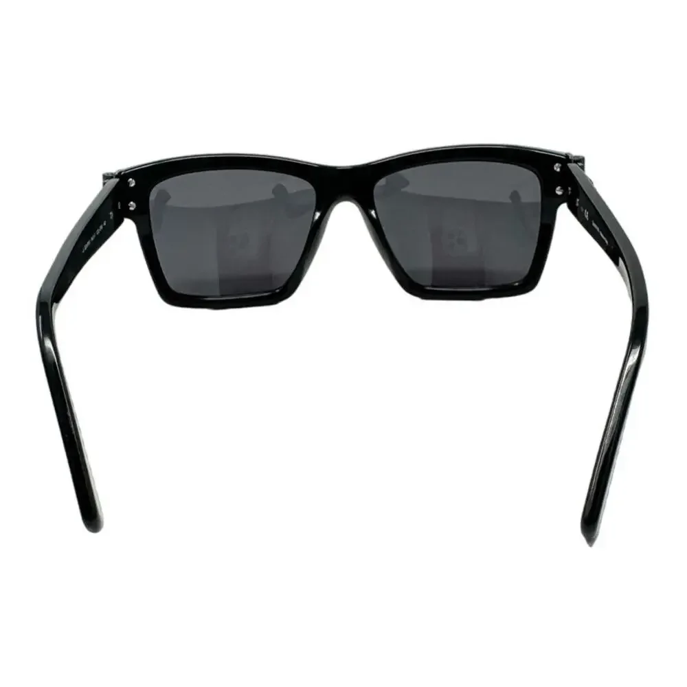 Lanvin Square Jeweled Sunglasses w/ case black SNL 511S